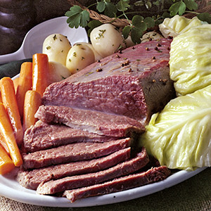 Corned Beef and Cabbage for Saint Patrick’s Day