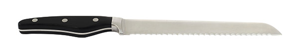 large serrated or bread knife
